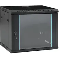 vidaXL 9U netwerkserverkast, wandmontage, 19", IP20, 600x450x510 mm