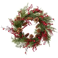 PerfectLED Kerstkrans | | Ø 55 cm (Decoratie, Kunststof, Rood)
