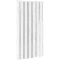 vidaXL Insecten Gordijn Chenille Lichtgrijs en wit 118 x 220 cm