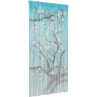 vidaXL Insect Deur Gordijn Meerkleurig 100 x 200 cm Bamboe