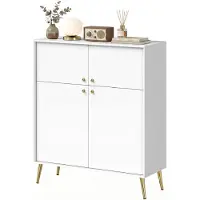 HOMCOM ideboard commode met 4 deuren, opbergkast. Gemaakt in de EU