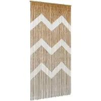 vidaXL Insect Deur Gordijn Meerkleurig 100 x 200 cm Bamboe