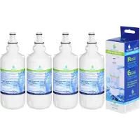 Dripio Waterfilters voor Liebherr koelkasten, 4 stuks, compatibel