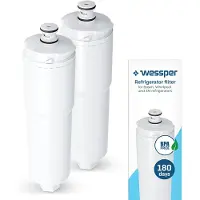 Dripio Waterfilter vervanging, 2 stuks, compatibel met Bosch/Whirlpool koelkasten