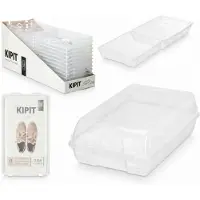 OEM Schoenenorganizer, transparant design, stapelbare opbergoplossing, 35*21*12 cm