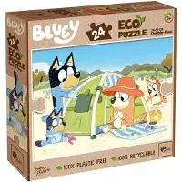 Lisciani Bluey Eco Puzzel 2-in-1 - Dubbelzijdig, 24 stukjes voor kleine creatievelingen