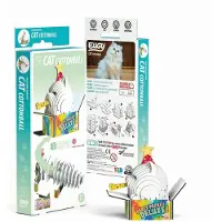 Carletto Deutschland 3D Puzzel - Katten - Cottonball - Katten - Duurzaam - Verzamel Ze Allemaal - 6 Jaar