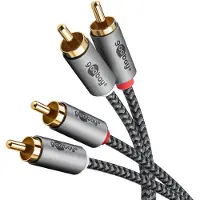 Goobay Plus Tulp stereo kabel | 2 meter