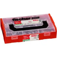 Fischer 561472 FIXtainer DuoPower / DuoSeal + S Assortimentsdoos pluggen 210 onderdelen