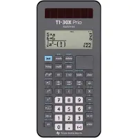 Texas Instruments TI-30X Prio MathPrint Schoolrekenmachine Zwart Aantal displayposities: 64 werkt op batterijen, werkt op zonne-energie
