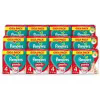 Pampers 12 x - Baby-Dry Pants - Luierbroekjes - Maat 4 (9-15 kg) - Comfort Fit - 108 Luiers - Voordeelverpakking - 12 stuks