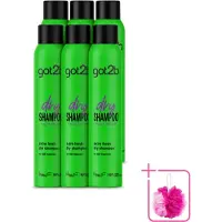 Schwarzkopf 6 x got2b Droogshampoo Extra Fresh - 200 ml - Voordeelverpakking - 6 stuks