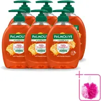 Palmolive 6 x – Handzeep – Hygiëne Plus Family – 300 ml - Bulkverpakking - Handzeep - Douchemop - Hygiëne