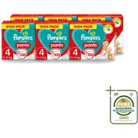 Pampers 6 x - Baby-Dry Pants - Luierbroekjes - Maat 4 (9-15 kg) - Comfort Fit - 108 Luiers - Wasstrips - Baby Luier - Baby Droge Huid - Baby Luierbroek - Baby Luier 4 Kg - Snel Verschonen