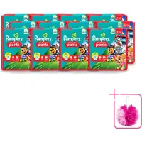 Pampers 12 x – Luierbroekjes – Baby Dry Pants Paw Patrol Maat 4 – 25 Luiers - Bulkverpakking - Baby luier - Douchemop - Luierbroek