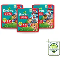 Pampers 3 x – Luierbroekjes – Baby Dry Pants Paw Patrol Maat 4 – 25 Luiers - Grootverpakking - Vaatwasstrips - Baby Luier - Luierbroek - Droge Luier - Luier Voor Baby - Luier Broek