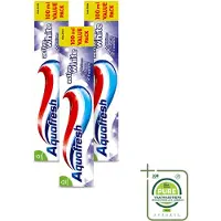 Aquafresh 3 x - Tandpasta - Whitening - Stralend Witte Tanden - 100 ml - Grootverpakking - Vaatwasstrips - Tandpasta - Witte Tanden - Stralende Tanden - Tanden Reinigen - Tandplak Verwijderen