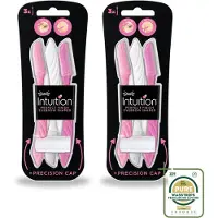 Wilkinson 2 x Intuition - Navulmesjes - Wenkbrauw Shaper - Precisie - 3 mesjes - Wasstrips - Wenkbrauw Shaper - Wenkbrauw Vormen - Haartjes Verwijderen - Exfoliatie - Huid Verzorging