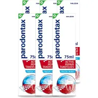 Parodontax 6 x – Tandpasta – Active Repair Fresh Mint – 75 ml - Voordeelverpakking - 6 stuks