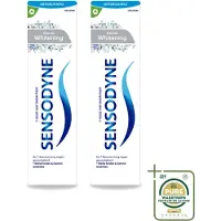 Sensodyne 2 x – Tandpasta – Gentle Whitening – 75 ml - Wasstrips - Gevoelige Tanden - Tandpasta - Witte Tanden - Fluoride - Tandgevoeligheid