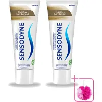 Sensodyne 2 x – Tandpasta – MultiCare – 75 ml - Bulkverpakking - Gevoelige tanden - Douchemop - Mondverzorging