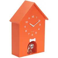 Karlsson hondenhuisje voor cuckoo klokken, helder oranje
