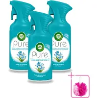 Air Wick 3 x - Luchtverfrisser Spray - Pure Lentedauw - 250ml - Bulkverpakking - Luchtverfrisser - Douchemop - Lentedauw