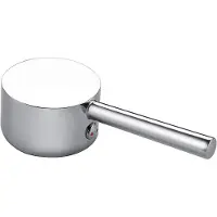 OCreon Kranen handvat hendel met warme en koude kleurknop voor enkele handgreep kraan met 35 mm cartridge - Universele vervangende metalen hendel