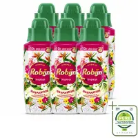 Robijn 6 x – Wasparfum – Tropical – 342 ml - Grootverpakking - Vaatwasstrips - Wasparfum - Tropisch - Geur - Wasmiddel - Wasparfum Tropisch