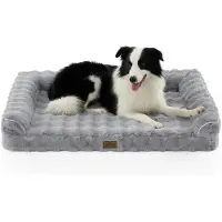 Merkloos Orthopedisch Hondenbed met Waterdichte Hoes