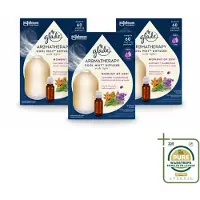 Glade 3 x – Aromatherapy Mist Diffuser – Starterpakket – Houder + Moment of Zen Navulling - 17,4 ml - Wasstrips - Aromatherapie - Ontspanning - Geur - Luchtverfrisser - Diffuser