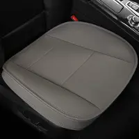 Merkloos Autostoelbekleding 52 x 51 cm, voorstoel, grijs, kunstleder, voor autorit