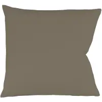 Sleepling 50 x 50 cm satijnen kussensloop | kussenhoes van 100% zijdezachte katoen | voor hoofdkussens, sierkussens, decoratiekussens | Made in EU | wasbaar op 60 graden | taupe