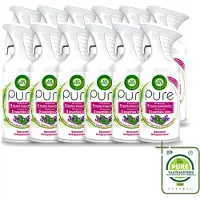 Air Wick 12 x Pure - Luchtverfrisser Spray - Essentiële Oliën - Lavendel - 250ml - Grootverpakking - Vaatwasstrips - Luchtverfrisser - Lavendel - Essentiële Oliën - Ontspanning - Sfeer