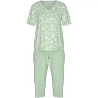 Mey Pyjama 'Daisy Delight' groen