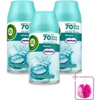 Air Wick 3 x - Luchtverfrisser Navulling - Nenuco - Automatische Spray - 250 ml - Bulkverpakking - Luchtverfrisser - Douchemop - Geurverspreider