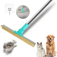 Famanu – Huisdierenhaarverwijderaar tapijthark met verstelbare lange steel, ideaal voor het verwijderen van hond- en kattenharen van meubels en kleding