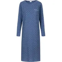 Mey Nachtjapon met lange mouwen Serie Polka Dreams Midnight Dust | Maat 44