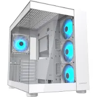 Cougar CGR-5KA1W-RGB PC-behuizing Meerdere kleuren Geïntegreerde verlichting, Zijvenster