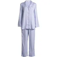 Seidensticker Pyjama 'Classic Web' lila
