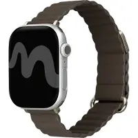 IMoshion Magnetisch kunstleren bandje voor de Apple Watch | 44/45/46/49 mm - Donkerbruin
