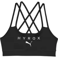 Puma Hyrox Move sportbeha met bandjes voor dames (Zwart)