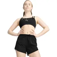Puma Hyrox Move sportbeha met bandjes voor dames (Zwart)