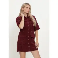 Freebird Dames Jurken Deluxe - Bordeaux - Maat L