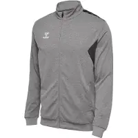 Hummel Sportsweatvest stone grey / wit