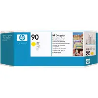HP 90 (C5057A) printkop en printkopreiniger geel (origineel)