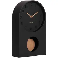 Karlsson Paris Arch Tafelklok | 14.5x24.1x4.8cm | Zwart