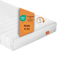 Sleepling ergonomisch 7-zone koudschuimmatras, 80 x 200 cm, H2 & H3, 15 cm, dubbele hardheid, omkeerbaar matras, PureComfort