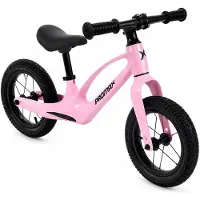 MD Sport Promax - Loopfiets - BB521 - Sportief - Zachtroze - 12 inch wielen - Verstelbaar zadel - Aluminium frame