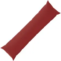 vidaXL Kussensloop HEERLEN Wijnrood 40 x 145 cm Polyester